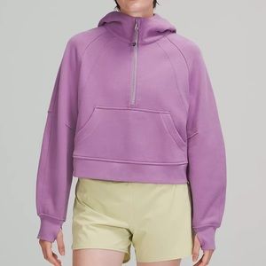 Lululemon Scuba Oversized Half Zip Hoodie XS/s purple good condition